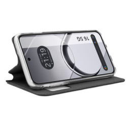 Funda Libro Soporte con Ventana para Realme 16 5G color Negra 2