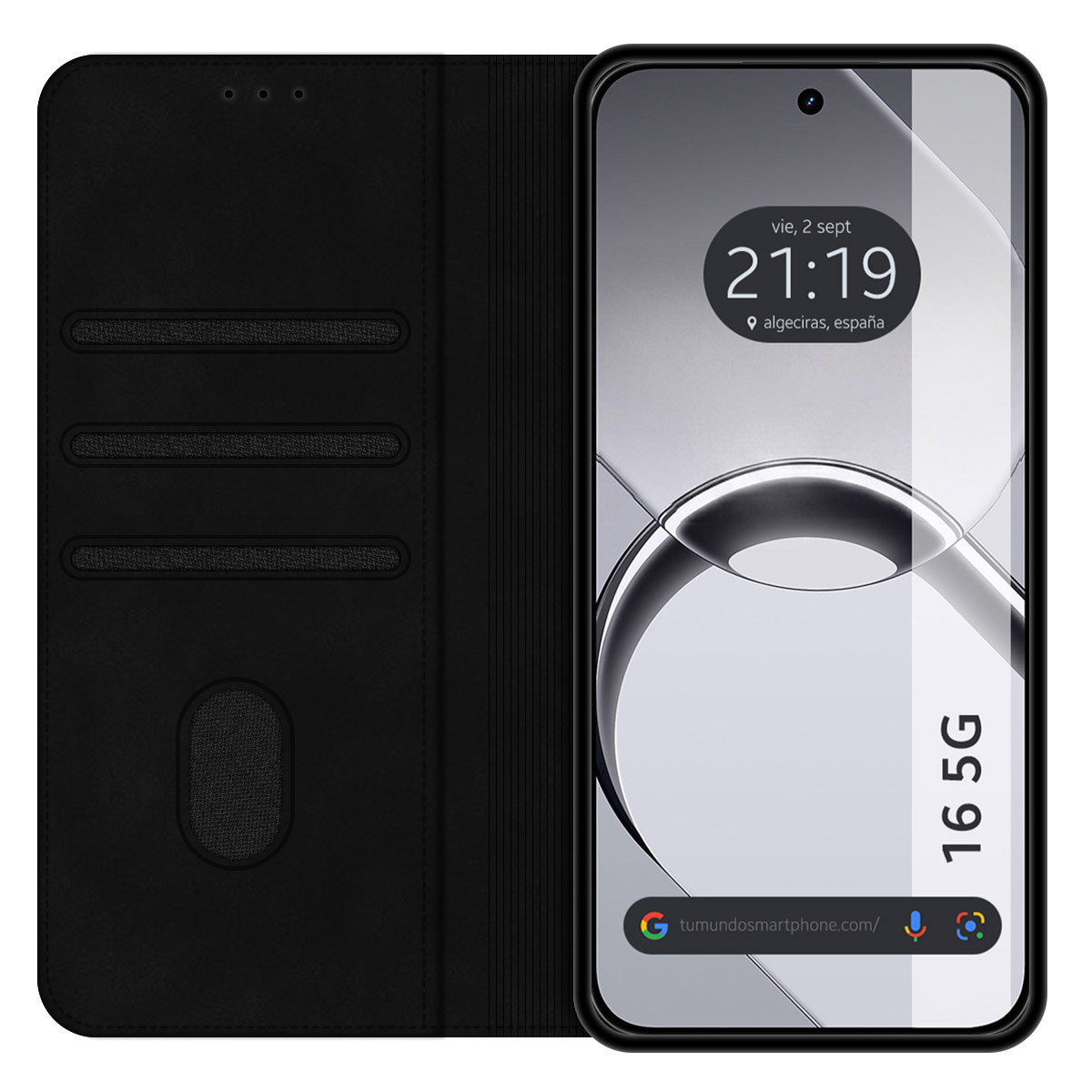 Funda Libro de Polipiel con tarjetero para...