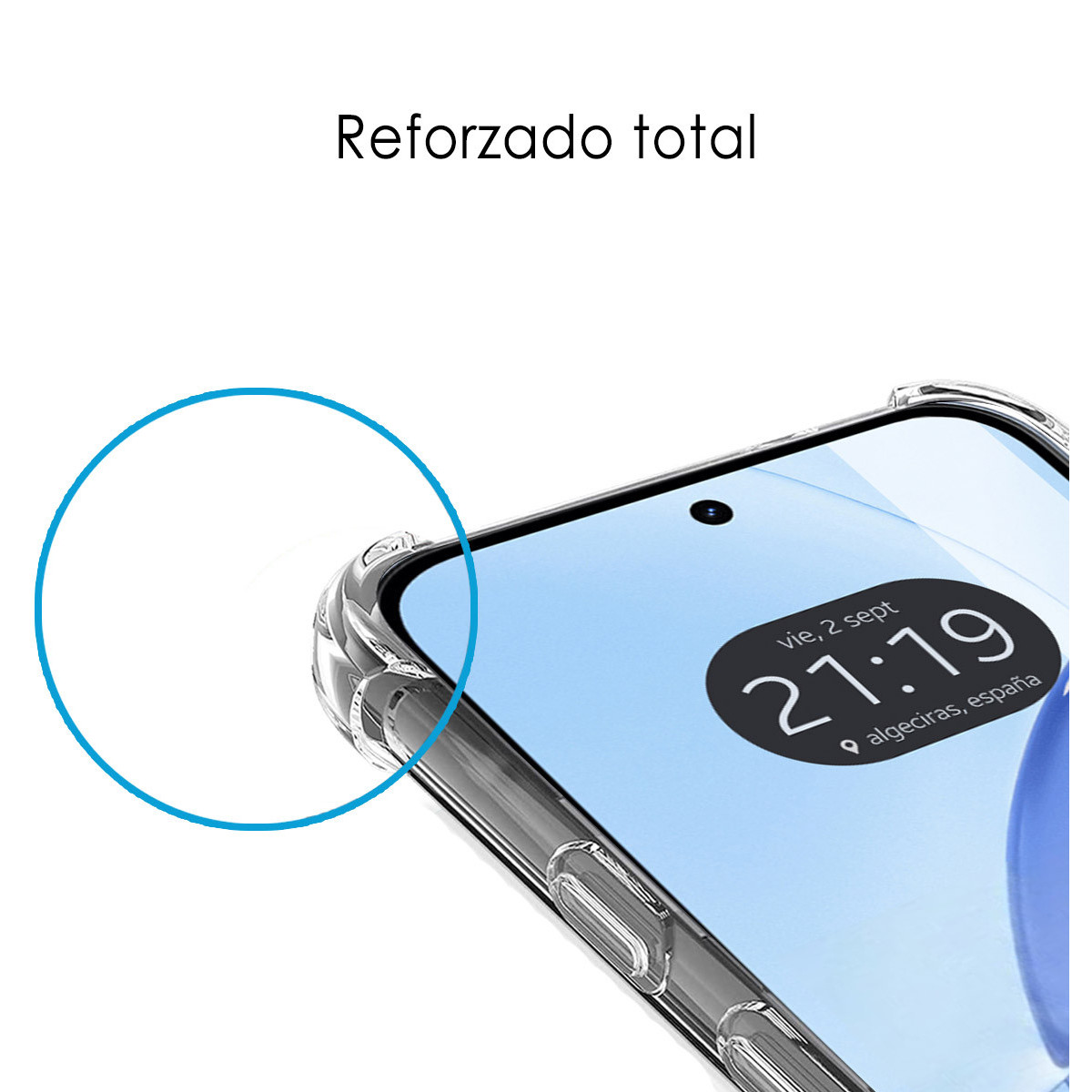 Funda Silicona Antigolpes Transparente para...
