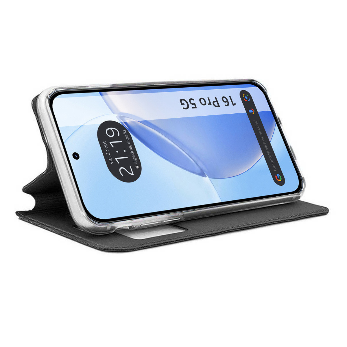 Funda Libro Soporte con Ventana para Realme 16...