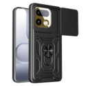 Funda Tough Armor con Anillo Giratorio Negra para Realme 16 Pro 5G