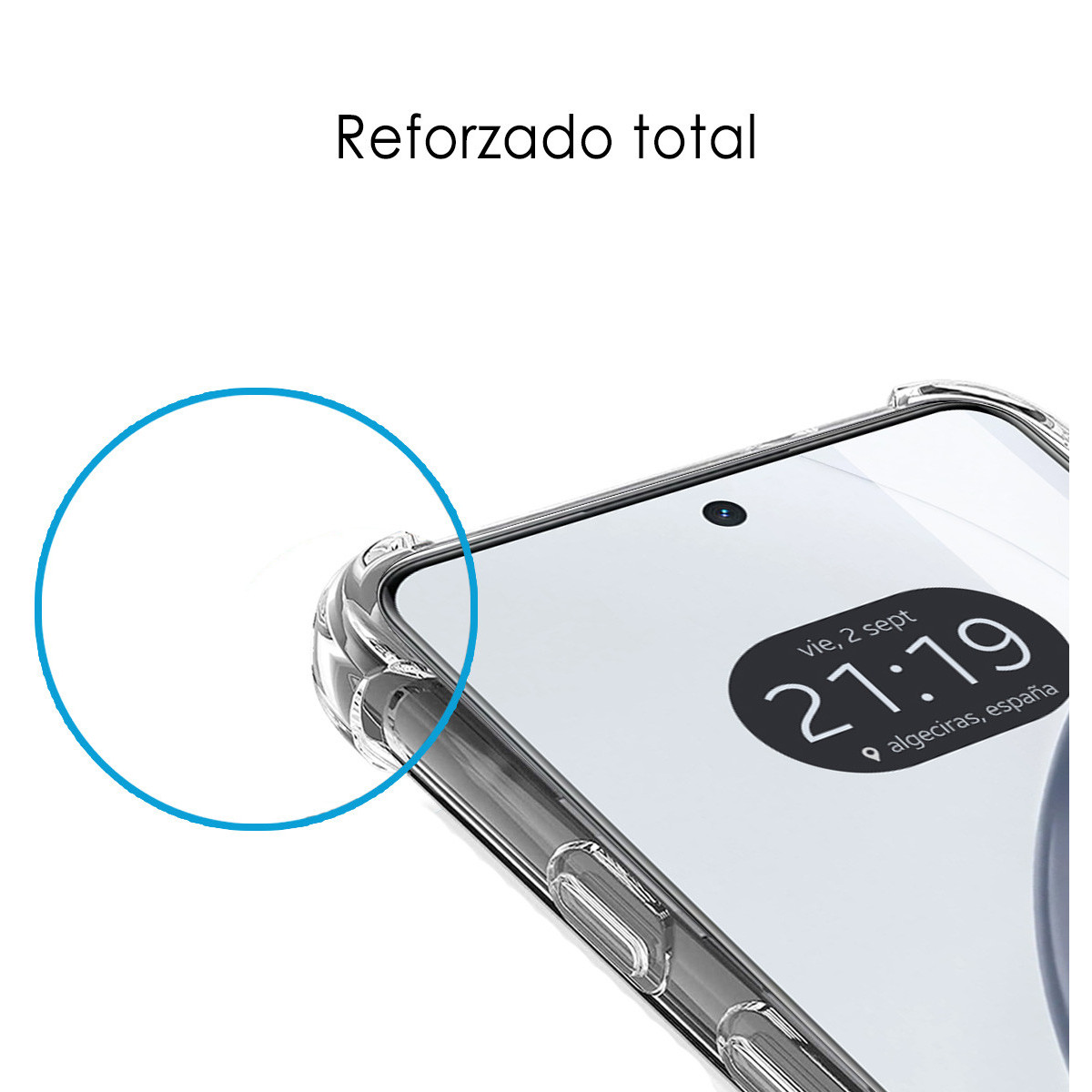 Funda Silicona Antigolpes Transparente para...