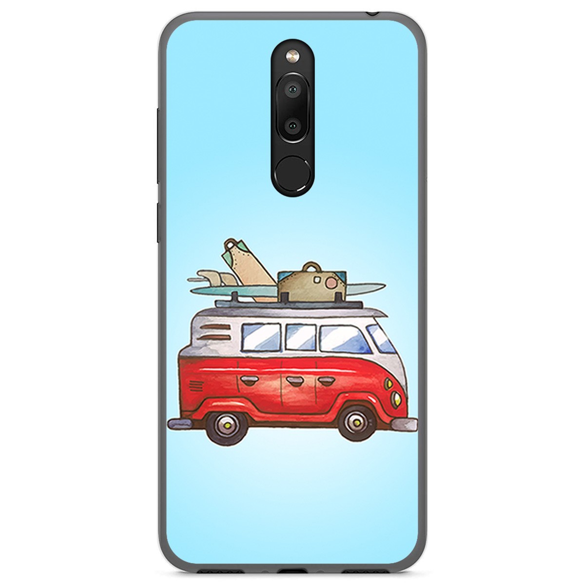 Funda Gel Tpu para Meizu M6T diseño Furgoneta Dibujos