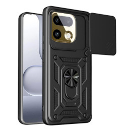 Funda Tough Armor con Anillo Giratorio Negra para Realme...