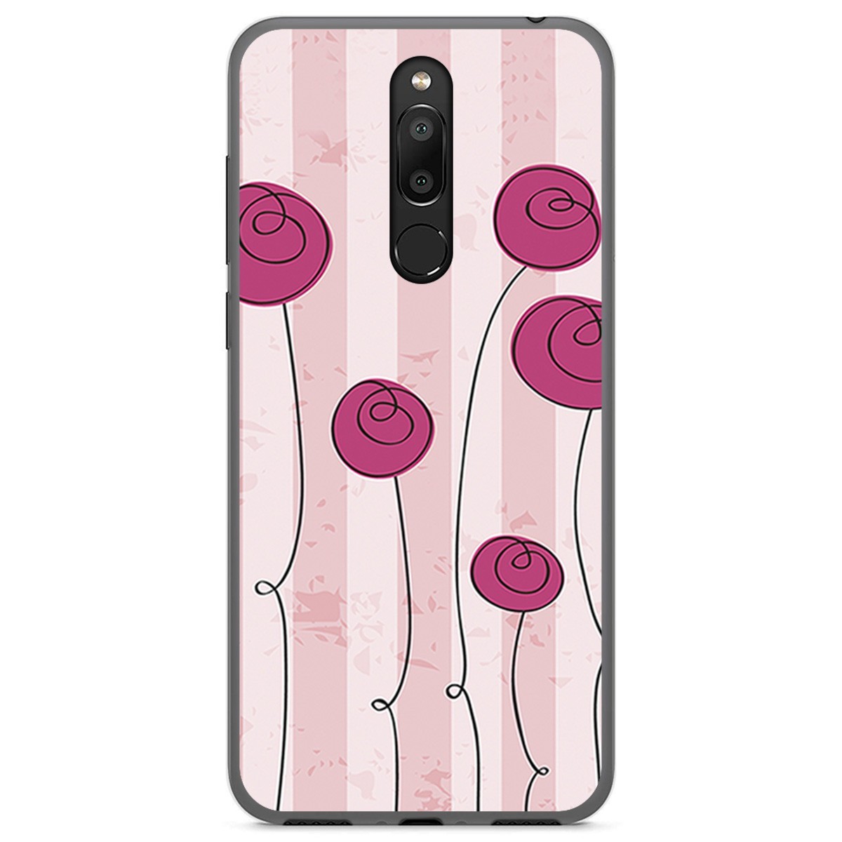 Funda Gel Tpu para Meizu M6T diseño Flores Vintage Dibujos