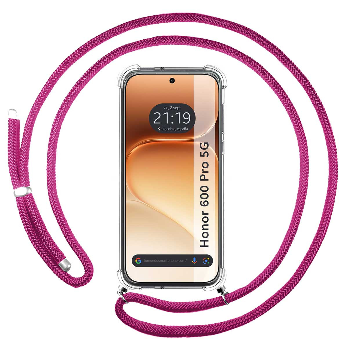 Funda Colgante Transparente para Huawei Honor...