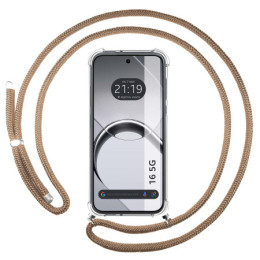 Funda Colgante Transparente para Realme 16 5G con Cordon...