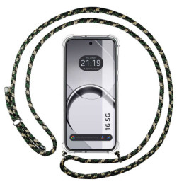 Funda Colgante Transparente para Realme 16 5G con Cordon...