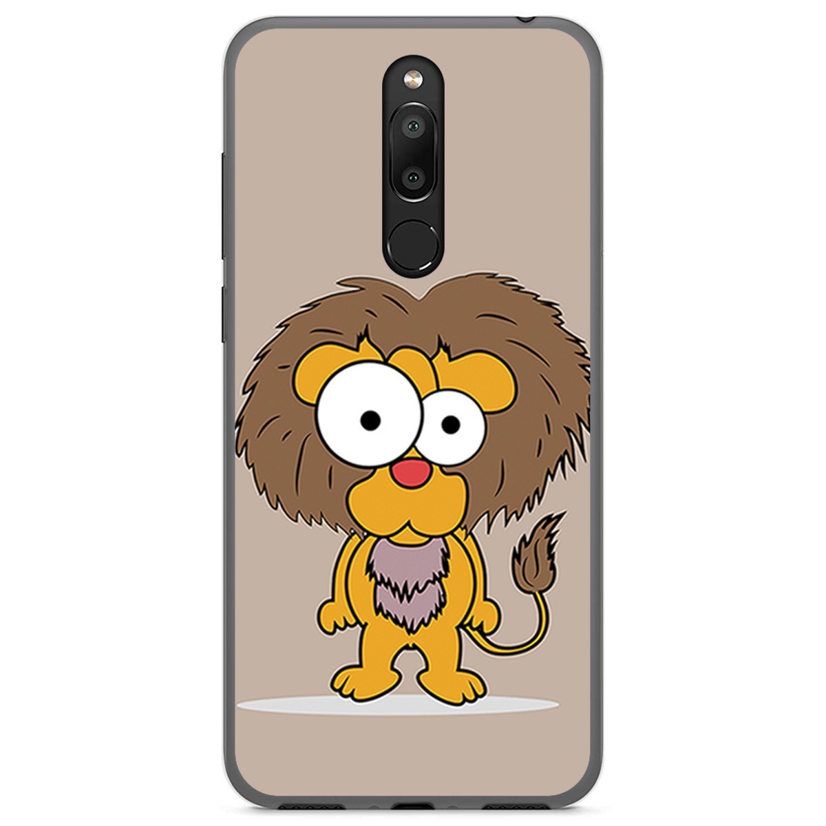 Funda Gel Tpu para Meizu M6T diseño Leon Dibujos