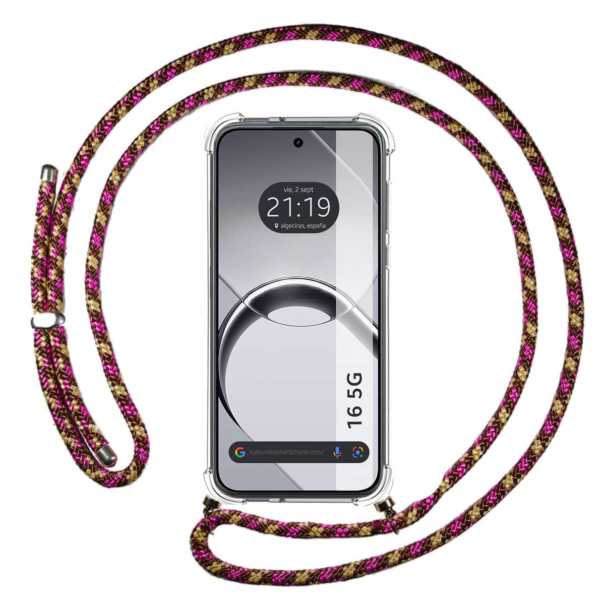Funda Colgante Transparente para Realme 16 5G...