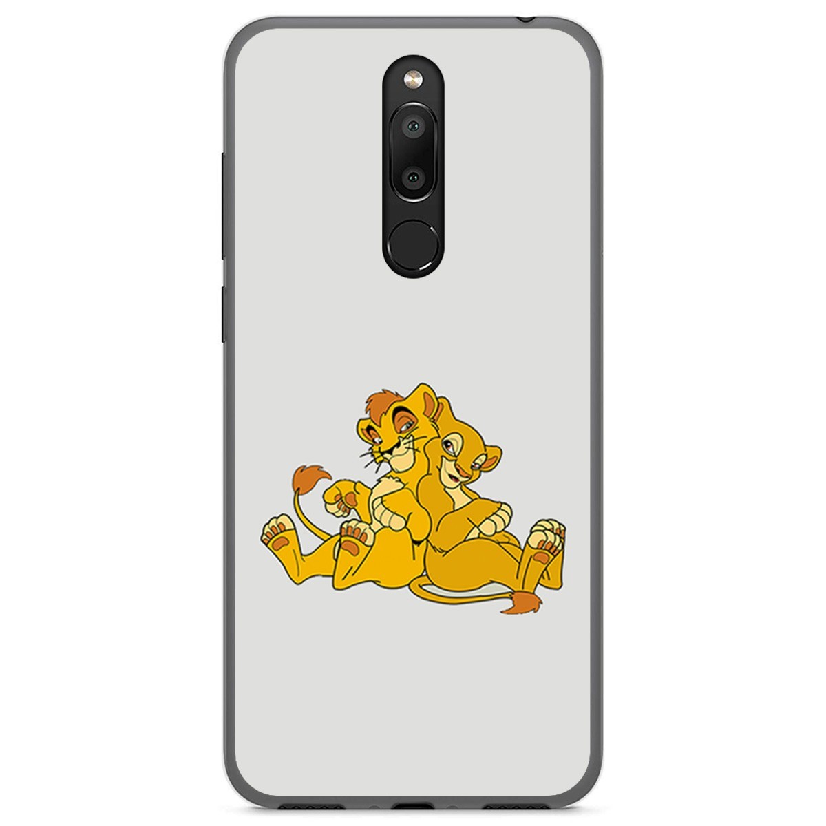 Funda Gel Tpu para Meizu M6T diseño Leones Dibujos