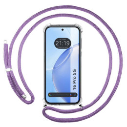 Funda Colgante Transparente para Realme 16 Pro 5G con...