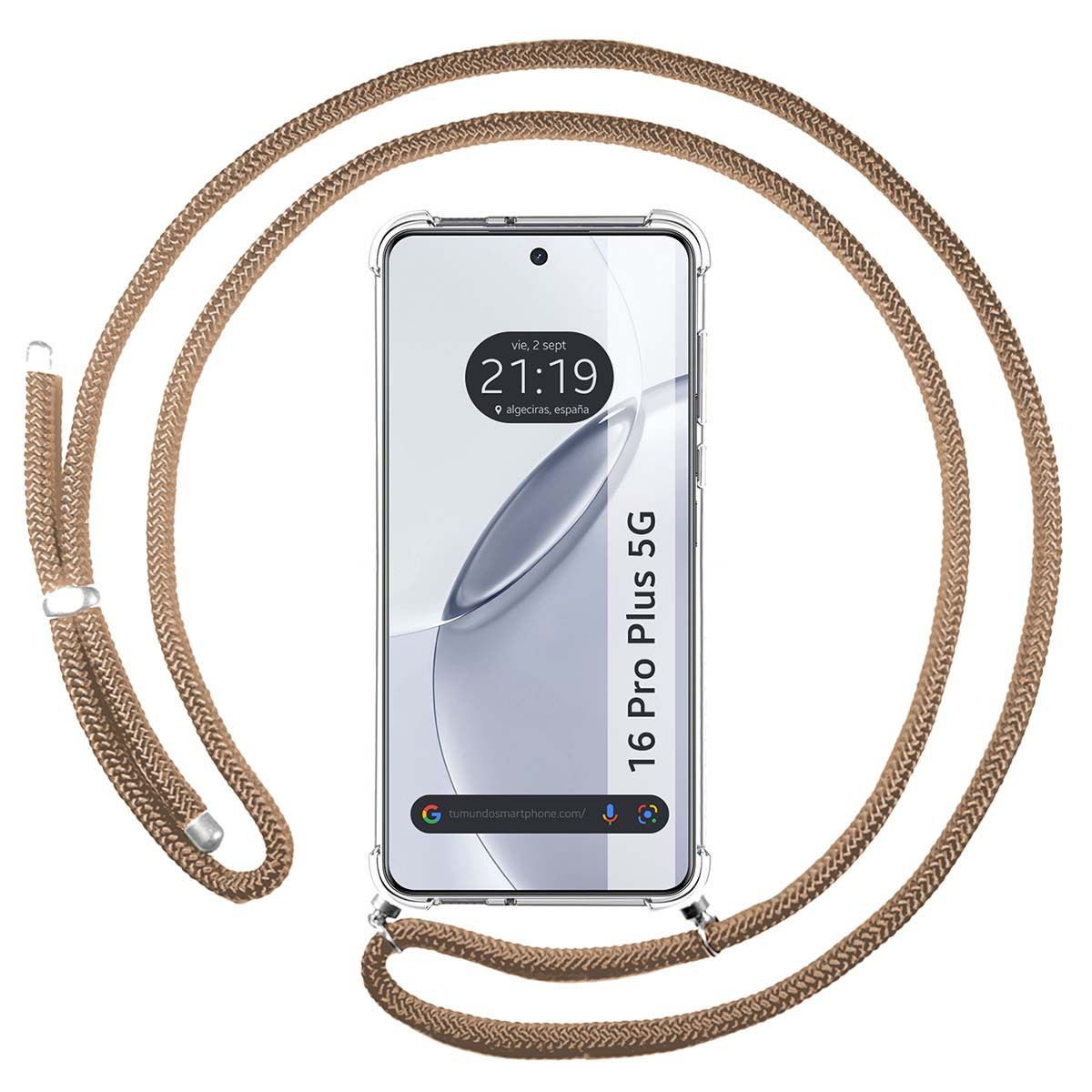 Funda Colgante Transparente para Realme 16 Pro+...