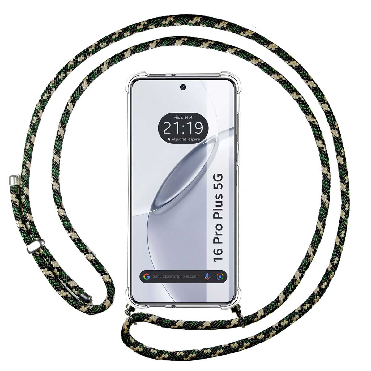 Funda Colgante Transparente para Realme 16 Pro+...