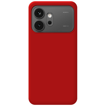 Funda Silicona Líquida Ultra Suave para Huawei Honor 600 5G color Roja