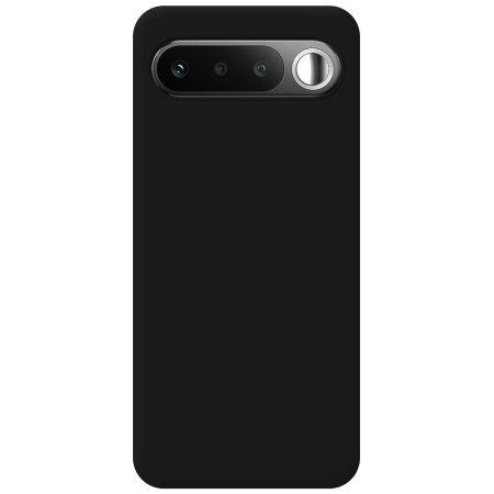 Funda Silicona Líquida Ultra Suave para Realme 16 5G color Negra