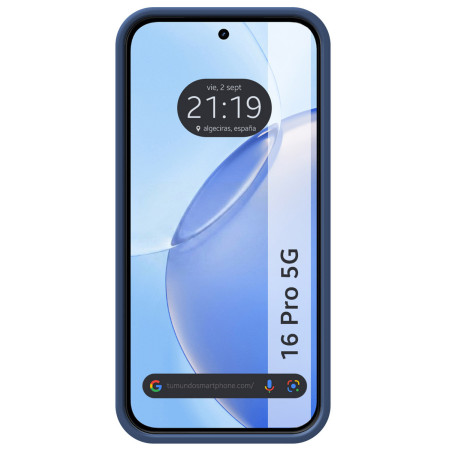 Funda Silicona Líquida Ultra Suave para Realme 16 Pro 5G color Azul