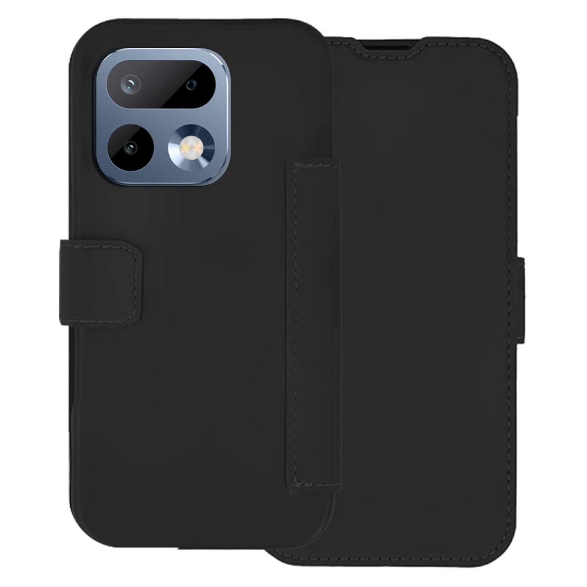 Funda Silicona Suave con Tapa para Realme 16...