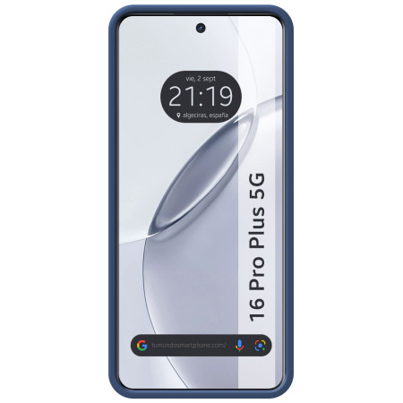 Funda Silicona Líquida Ultra Suave para Realme 16 Pro+ Plus 5G color Azul