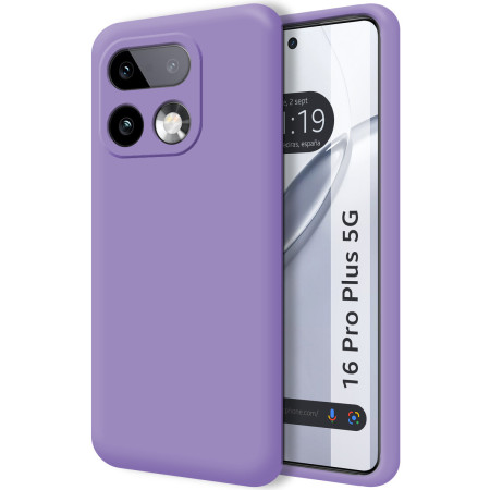 Funda Silicona Líquida Ultra Suave para Realme 16 Pro+ Plus 5G color Morada