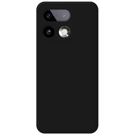 Funda Silicona Líquida Ultra Suave para Realme 16 Pro+ Plus 5G color Negra