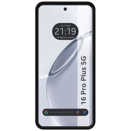 Funda Silicona Líquida Ultra Suave para Realme 16 Pro+ Plus 5G color Negra