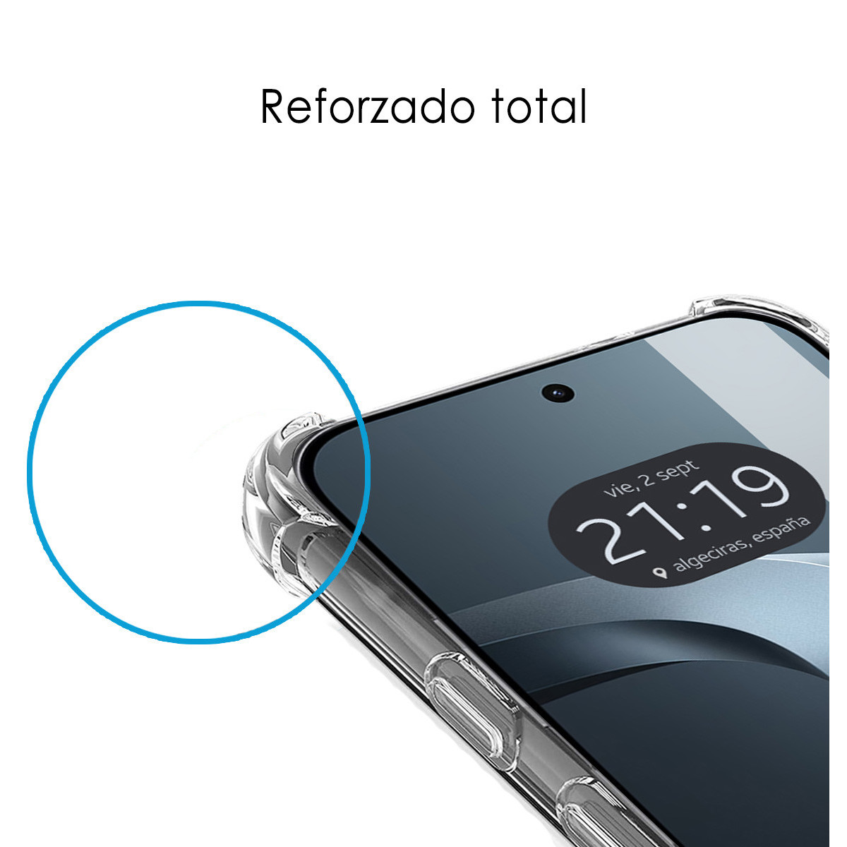 Funda Silicona Antigolpes Transparente para...