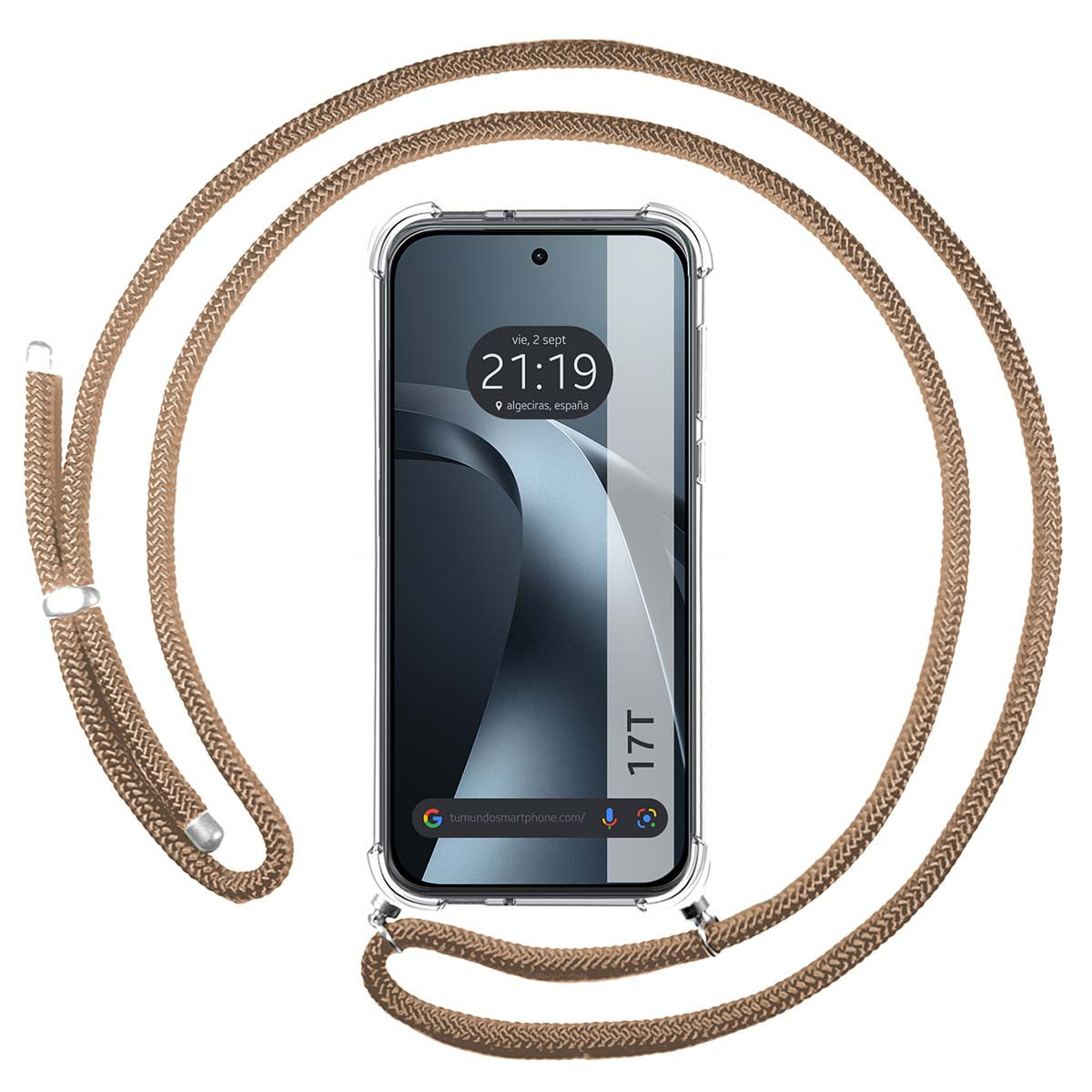 Funda Colgante Transparente para Xiaomi 17T 5G...