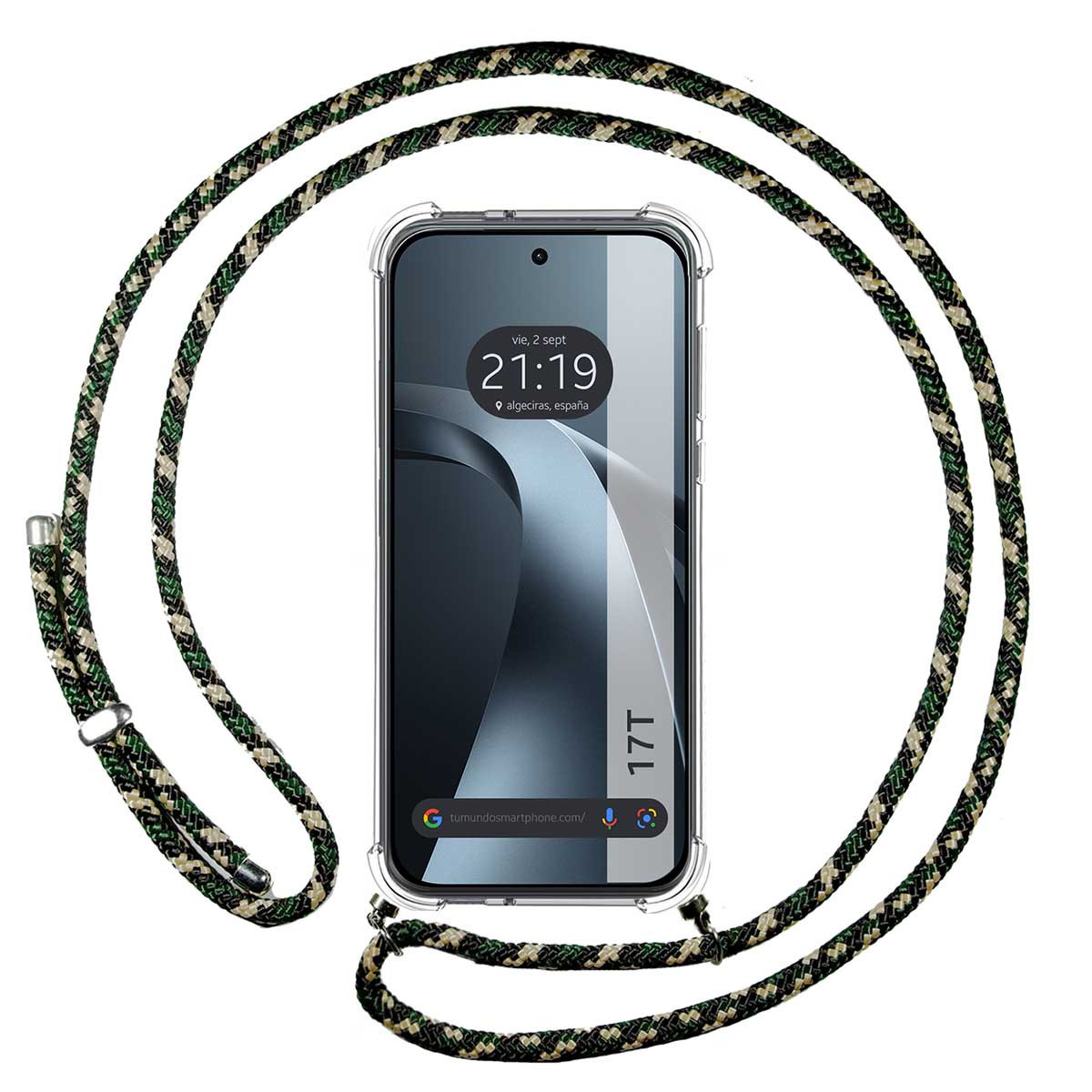 Funda Colgante Transparente para Xiaomi 17T 5G...