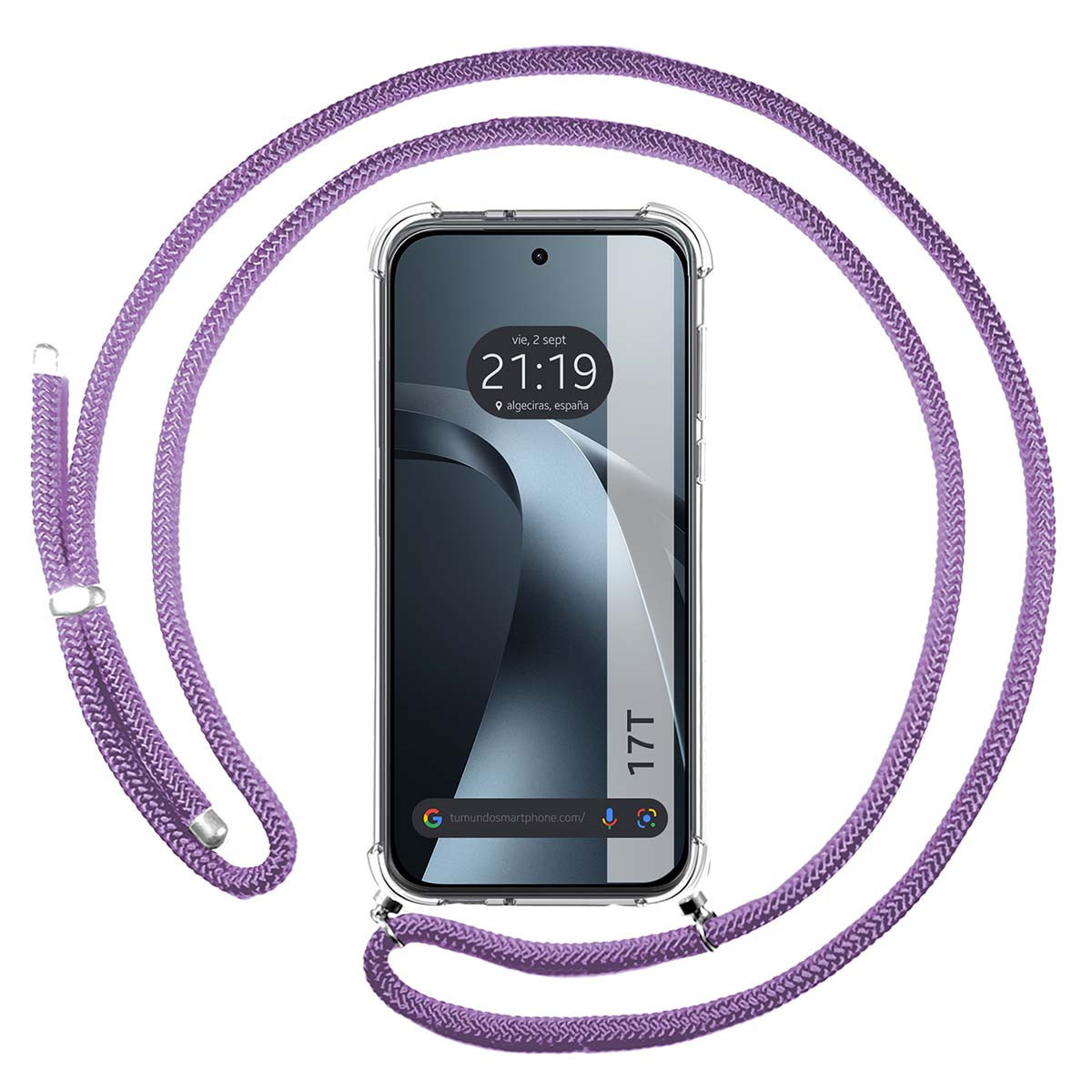 Funda Colgante Transparente para Xiaomi 17T 5G...