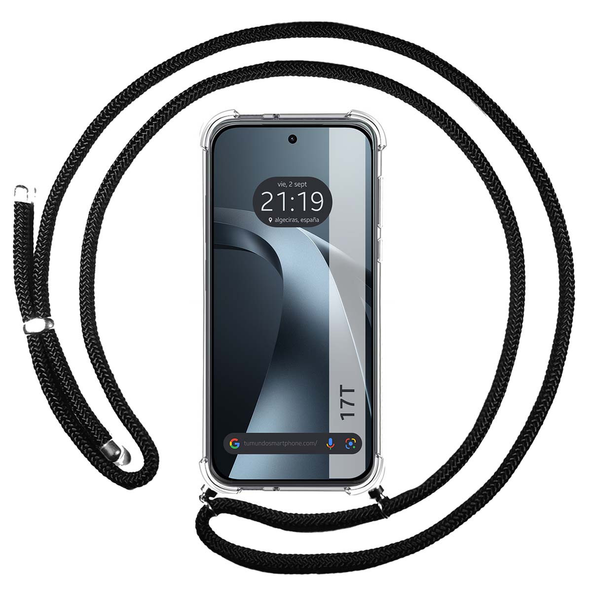 Funda Colgante Transparente para Xiaomi 17T 5G...