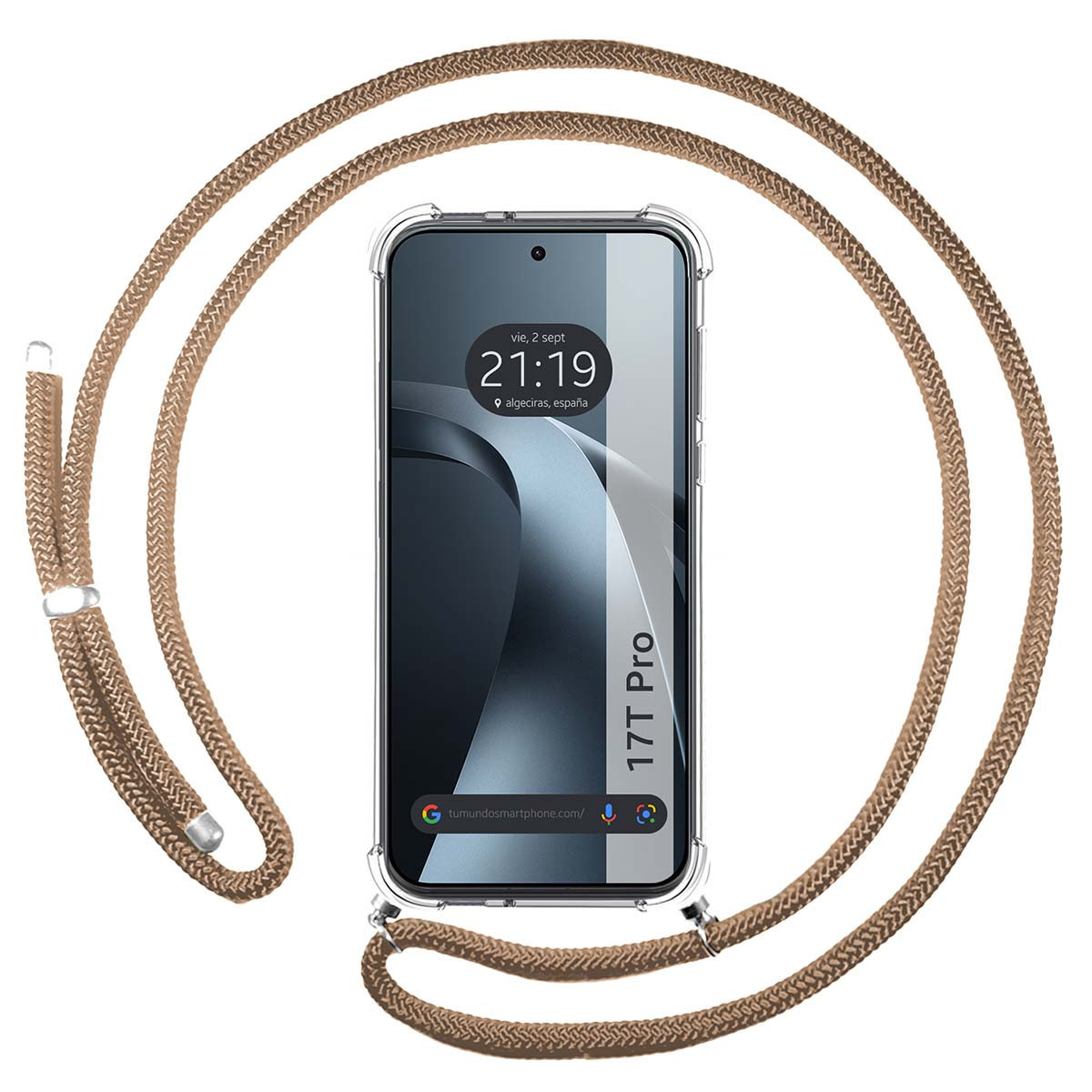 Funda Colgante Transparente para Xiaomi 17T Pro...