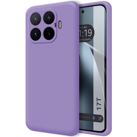 Funda Silicona Líquida Ultra Suave para Xiaomi 17T 5G color Morada