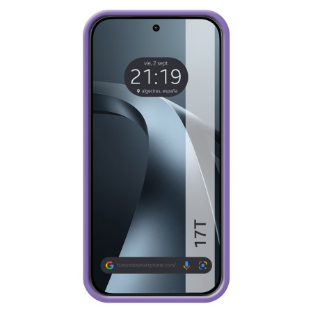 Funda Silicona Líquida Ultra Suave para Xiaomi 17T 5G color Morada