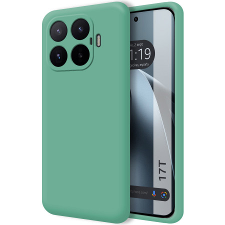 Funda Silicona Líquida Ultra Suave para Xiaomi 17T 5G color Verde