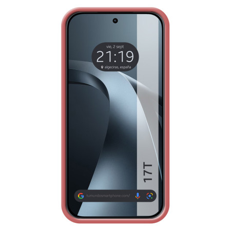 Funda Silicona Líquida Ultra Suave para Xiaomi 17T 5G color Rosa