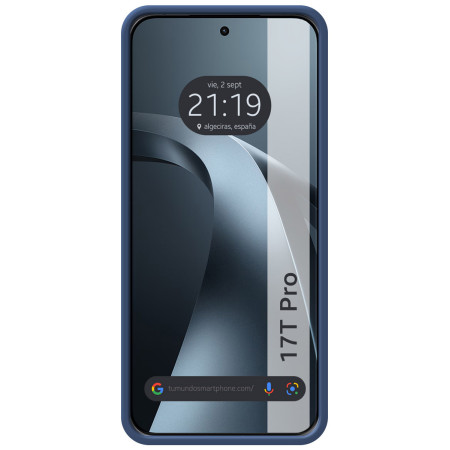 Funda Silicona Líquida Ultra Suave para Xiaomi 17T Pro 5G color Azul