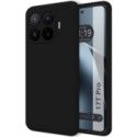 Funda Silicona Líquida Ultra Suave para Xiaomi 17T Pro 5G color Negra