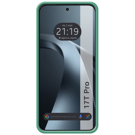 Funda Silicona Líquida Ultra Suave para Xiaomi 17T Pro 5G color Verde