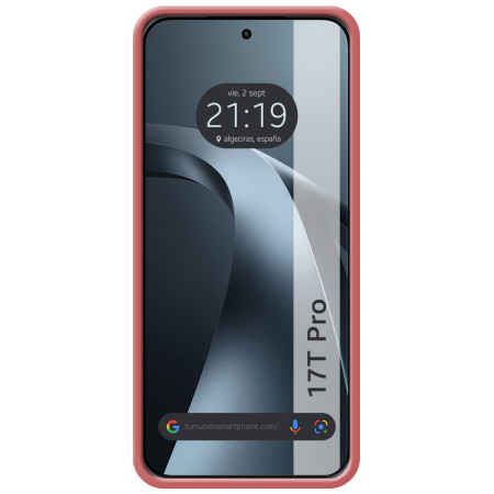 Funda Silicona Líquida Ultra Suave para Xiaomi 17T Pro 5G color Rosa