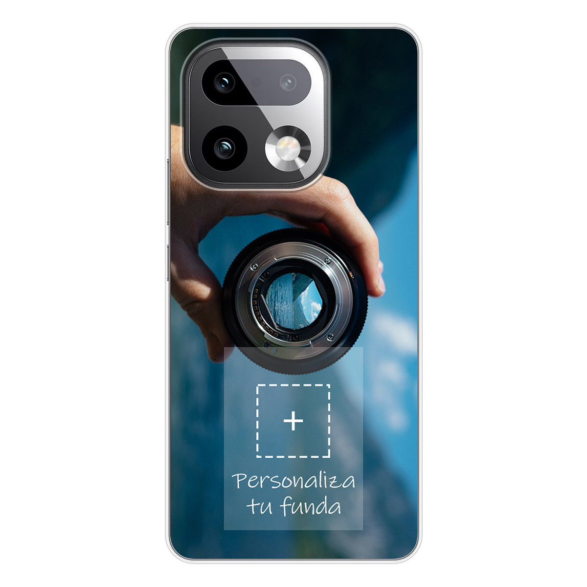 Personaliza tu Funda Silicona AntiGolpes Transparente con tu Fotografía para Realme 16 Pro+ Plus 5G Dibujo Personalizada