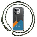 Personaliza tu Funda Colgante Transparente para Realme 16 Pro+ Plus 5G con Cordon Verde / Dorado Dibujo Personalizada