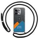 Personaliza tu Funda Colgante Transparente para Realme 16 Pro+ Plus 5G con Cordon Negro Dibujo Personalizada