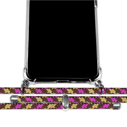 Personaliza tu Funda Colgante Transparente para Realme 16 Pro+ Plus 5G con Cordon Rosa / Dorado Dibujo Personalizada 2