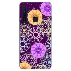 Funda Gel Tpu para Samsung Galaxy A9 (2018) Diseño Radial Dibujos 2
