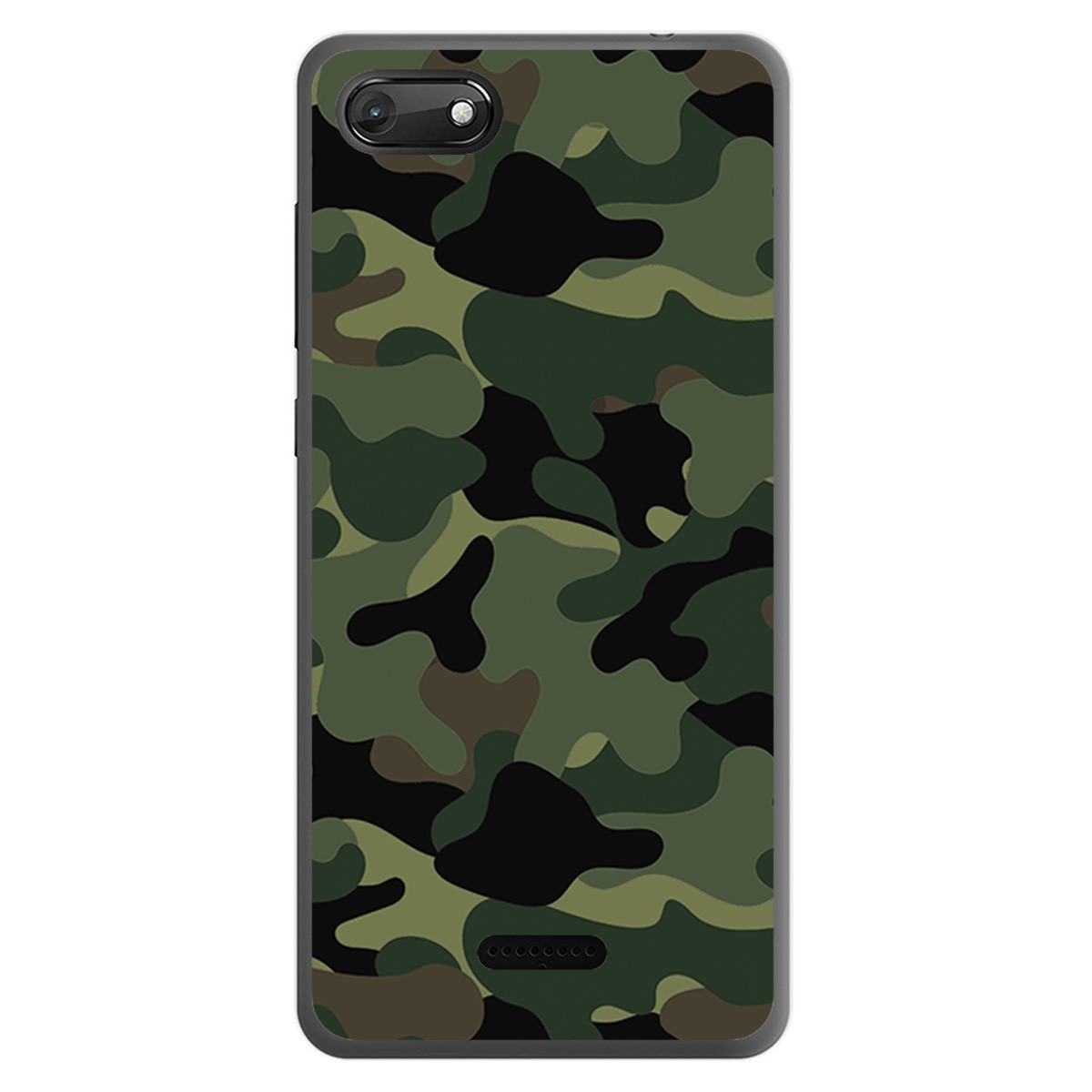 Funda Gel Tpu para Wiko Harry2 diseño Camuflaje Dibujos