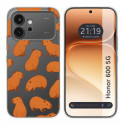 Funda Silicona Transparente para Huawei Honor 600 5G diseño Capibara 02 Dibujos