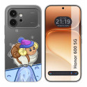 Funda Silicona Transparente para Huawei Honor 600 5G diseño Cabra Dibujos