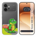 Funda Silicona Transparente para Huawei Honor 600 5G diseño Coco Dibujos