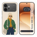 Funda Silicona para Huawei Honor 600 5G diseño Mujer 03 Dibujos